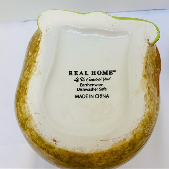 Girl Sock Monkey Ceramic Cookie Jar Real Home Earthenware Red Smiley Face. - Picture 7 of 13